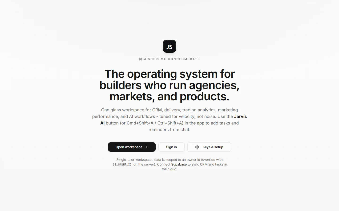 Supreme OS — Custom CRM